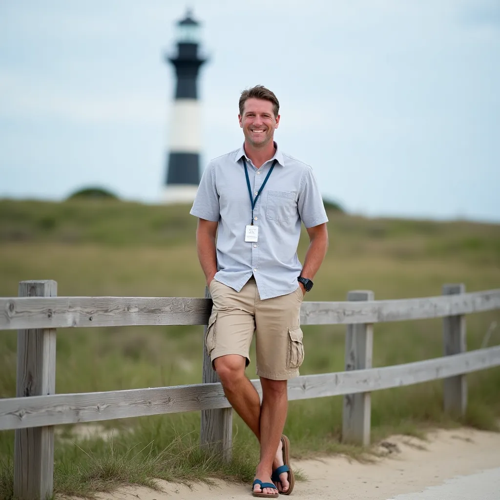 Панорамный вид на побережье с высокими дюнами